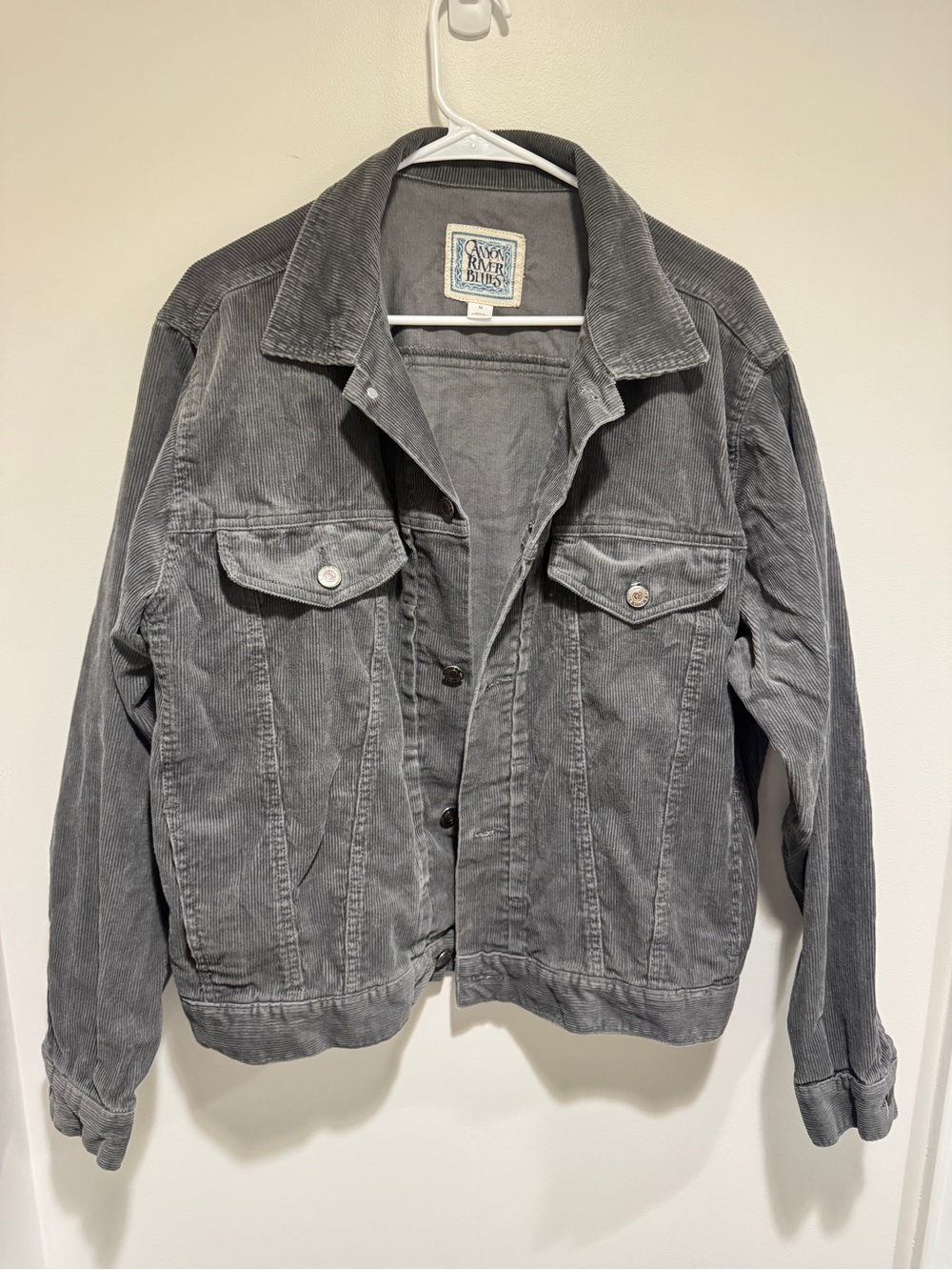 Canyon River Blues Men's Grey Corduroy Jacket